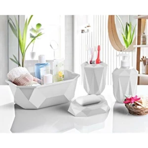 Ebrulihomeart Prizma 4'lü Banyo Seti