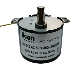 Ikon Ac Senkron Motor 50 Ktyz 30 Rpm 6W Kuluçka Çevirme Motoru, Viyol Motoru