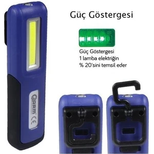 ESEN99 Şarjlı LED El Lambası Mıknatıslı Fener 3W 240LUMEN