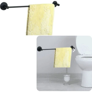 Banyo Havlu Askısı Siyah 55 cm
