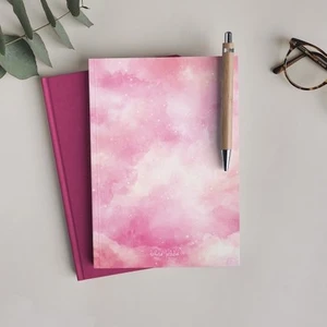 Pembe Bulutlar Defter - Çizgisiz Defter Serisi - N054