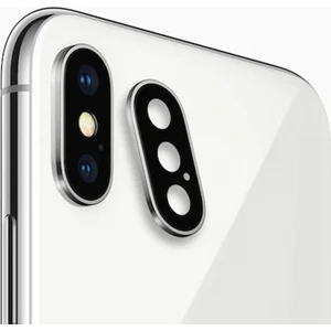 Apple iPhone Xs Uyumlu Çerçeveli Kamera Camı