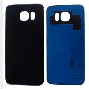 Samsung Galaxy G920 S6 Uyumlu Batarya Kapağı (Siyah) VR-5352