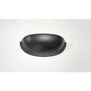 64MM Lüks Çanak Sandal Gizli Kulp Siyah