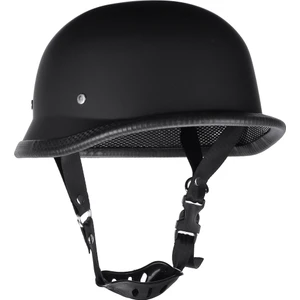 Alman Tarzı Vintage Motosiklet Yarım Açık Kask-M (Yurt Dışından)