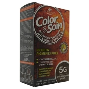 Color & Soin Tamamen Bitkisel Organik Saç Boyası 5g Dore Açık Kumral