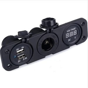 Marin Tekne Karavan Şarj USB Voltmetre Paneli