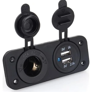 Marin Tekne Karavan Şarj - USB Soketi Paneli 12V