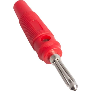 Fiş Banan Silikonlu Jack Siyah Kırmızı  (IC-238B)
