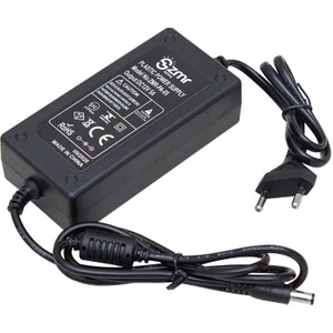 Zmr 12 Volt 5 Amper 5.5*2.5 Uç Iki Ucu Kablolu Plastik Kasa Masaüstü Adaptör Zmr-Pa-05