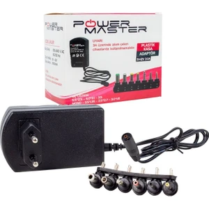 3V-12V 3000 Ma Çok Uçlu Kademeli Adaptör