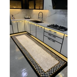 Rosen Model Kaymaz Taban Leke Tutmaz Mutfak Halısı