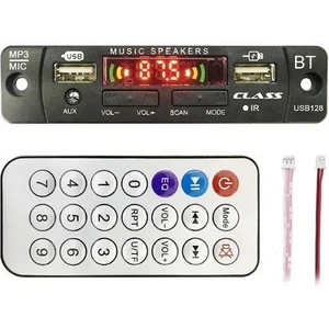 USB-128 Aux USB - Sd - Bluetooth Çevirici Kumandalı