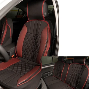 Elegance 5'li Set Minder Siyah-Kırmızı / KLMNY547