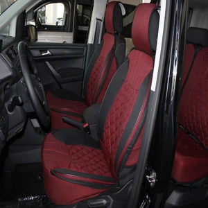 Elegance 5'li Set Minder Kırmızı-Siyah / KLMNY546