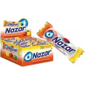 Nazar Tuttu Frutti Aromalı Misket Şekerli Sakız 3'lü