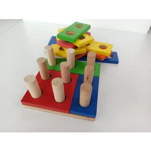Kare Blok Puzzle Renkli