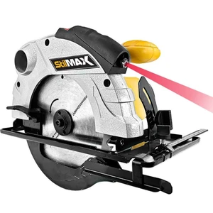 Lazerli Daire Sunta Kesme Daire Testere Makinesi 2600 W 45' Açılı Kesim Eldivenli