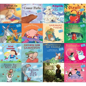 Iş Bankası Kültür Yayınları Ilk Okuma Kitaplarım 16 Kitap Set Okul Öncesi ve 1. Sınıfa Uygun