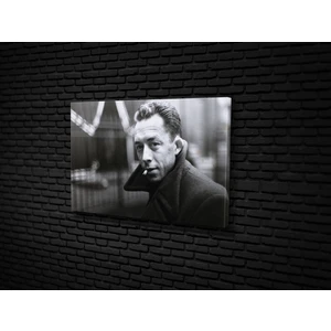 Tablo 360  Albert Camus In Paris Kanvas Tablo