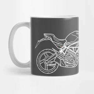 Ducati The Monster Motorcycle Kupa Bardak