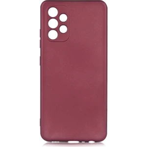 Tekno Grup Samsung Galaxy A32 4g Kılıf Mat Premium Silikon Kılıf Mürdüm