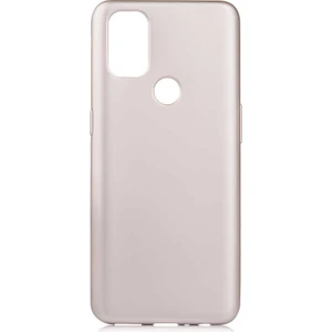 Tekno Grup Oneplus Nord N10 5g Kılıf Mat Premium Silikon Kılıf Gold + Tam Kaplayan 6d Nano Ekran Koruyucu