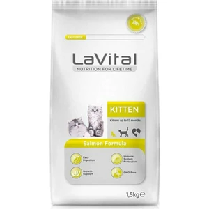 La Vital La Vital, Kitten(Yavru), Somon Balıklı, 1.5 Kg,kuru Kedi Maması