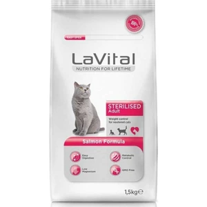 La Vital La Vital,sterılısed (Kısırlaştırılmış) Adult, Somon Balıklı, 1.5 Kg,kuru Kedi Maması