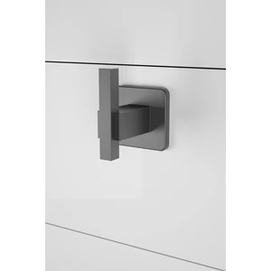 Yale Mat Siyah Paslanmaz Tekli Askılık