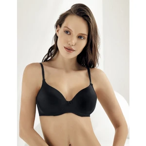 Kadın Siyah Kulaklı İçi Boş Balenli Sütyen M9000