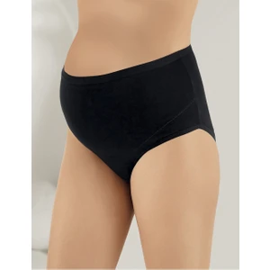 Likralı Süprem Hamile Bato Külot Siyah MB142