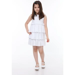 Kız Çocuk 3 Katlı Elbise