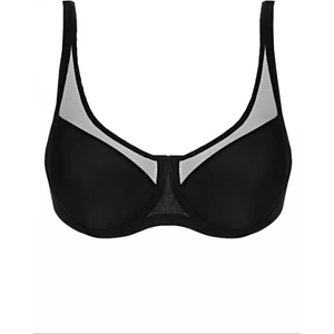 Siyah Emay 167 Tül Push Up Toparlayıcı Sütyen