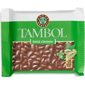 Kahve Dünyası Tambol Bütün Fıstıklı Sütlü Çikolata 100 gr