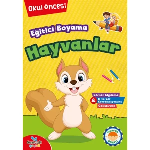 Sancak Çocuk Eğitici Boyama - Hayvanlar