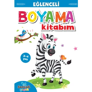 Sancak Çocuk Eğlenceli Boyama Kitabım - Mavi Kitap