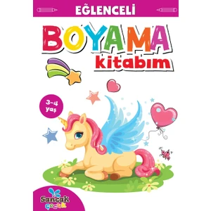 Sancak Çocuk Eğlenceli Boyama Kitabım - Pembe Kitap