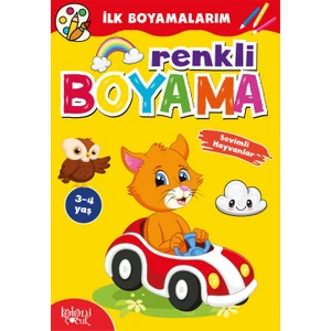 Koloni Çocuk Ilk Boyamalarım - Renkli Boyama - Sevimli Hayvanlar