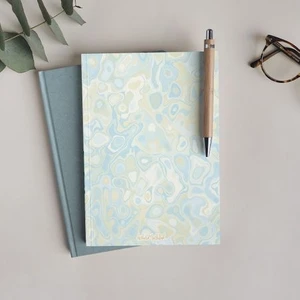 N058 Su Deseni Çizgisiz Defter Mint