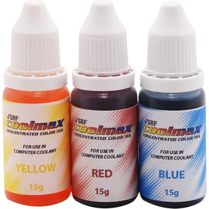 SRF Coolmax Konsantre Mürekkep 3X15G (Kırmızı-Sarı-Mavi)