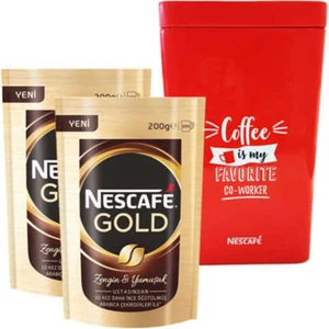 Gold Paket ve Kahve Kutusu 200 gr 2'li