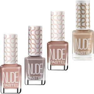 Oje 4 Lü 55.set 765-106-759-761 Pastel Nude Mavi Tonlar Oje Seti - 4'lü, Uzun Süre Dayanıklı ve Parlak Görünüm