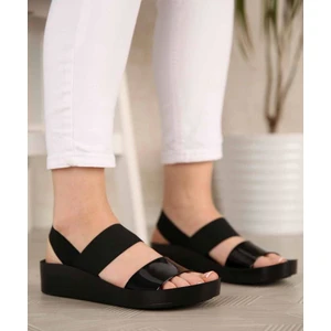 Alenze Lastikli Havuz Taban Kadın Sandalet