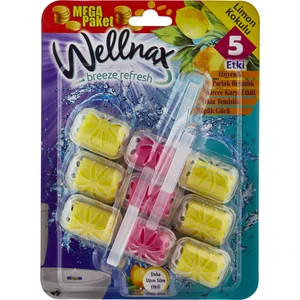 Wellnax Breeze Refresh Wc & Klozet Blok Limon Ferahlığı Mega Paket x1