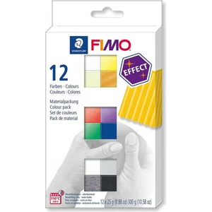 Fimo Effect Polimer Kil Seti 12 Renk x 25 gr