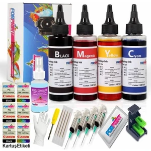 Pg-46, Cl-56 Uyumlu E414/474/E484 Kartuş Dolum Seti 4X100ML