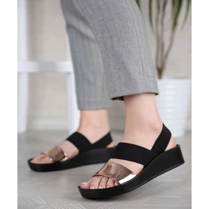 Alenze Lastikli Havuz Taban Kadın Sandalet