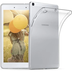 Case 4U Samsung Galaxy Tab A 8.0 T290 Kılıf Tablet Süper Silikon Şeffaf