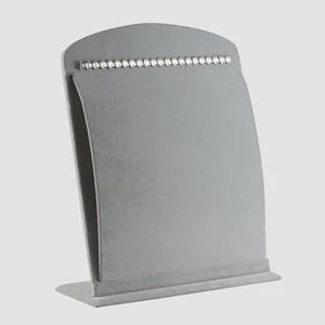 Aydın Dekor Yeni Süet Tırnaklı Gri Kolye&zincir&tesbih Standı (Aydındecor)